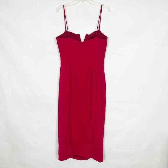 Jaygodfray Women's Daisy True Red Sleeveless Dress Size 8 - Picture 6 of 11